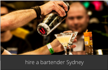 hire a bartender Sydney