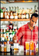 hire a flair bartender in Byron Bay
